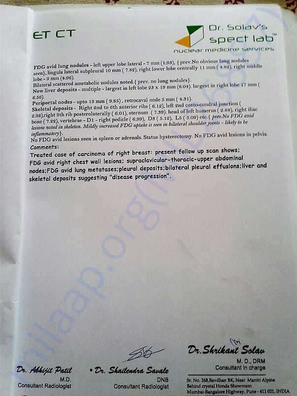 Pet Scan Report - 2