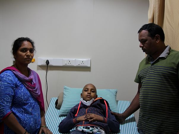 At the age of just 11 Ashritha is forced to fight cancer