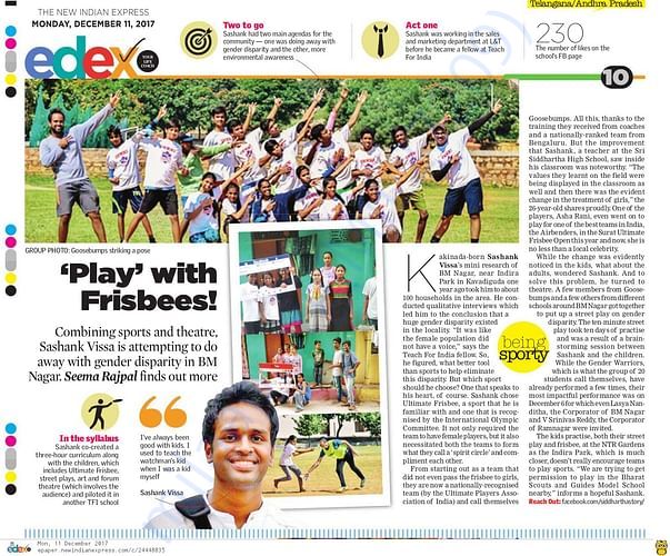 Story of Goosebumps featured on EDEX (december 11th edition)
