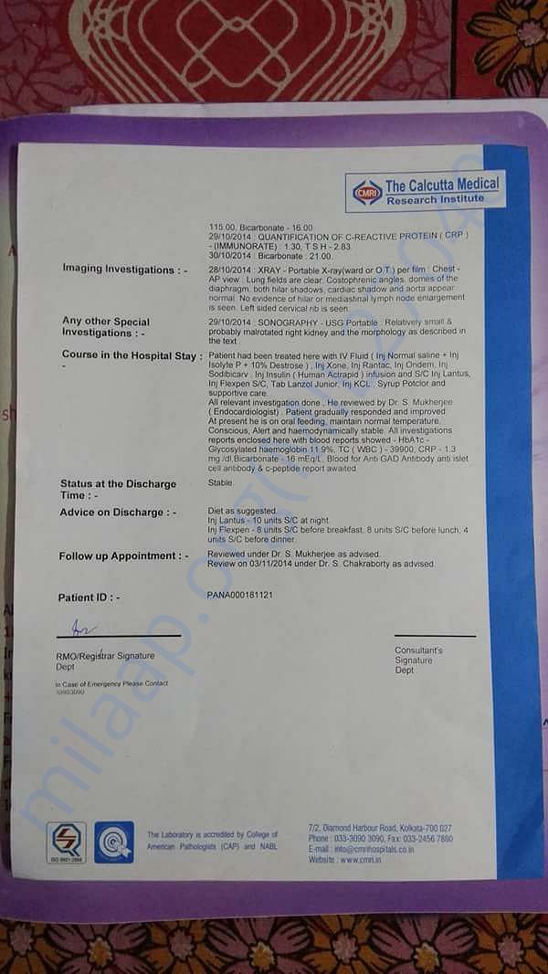 Latest summary of patient with medical details -page 2