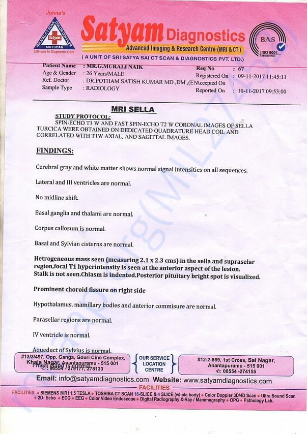 Doctor report