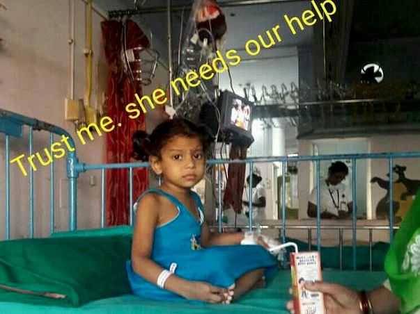 Need your support for Tejaswani,4 year child to fight cancer