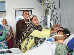 28-year-old Tabresh is bleeding profusely due to liver failure