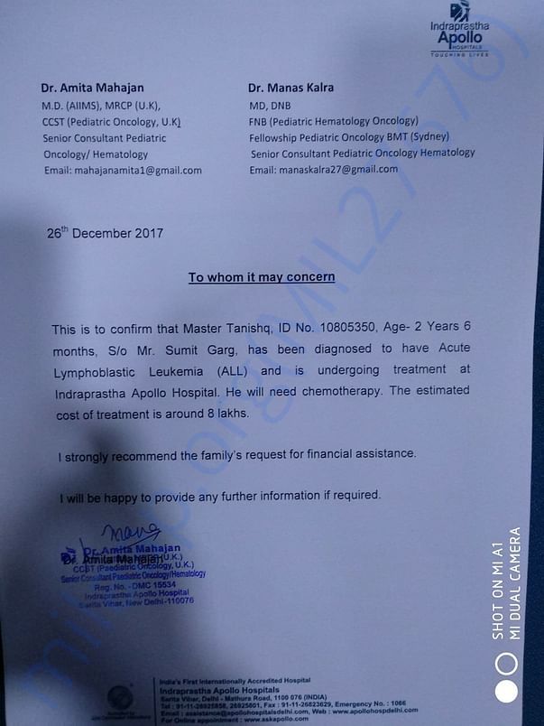 Estimation Letter
