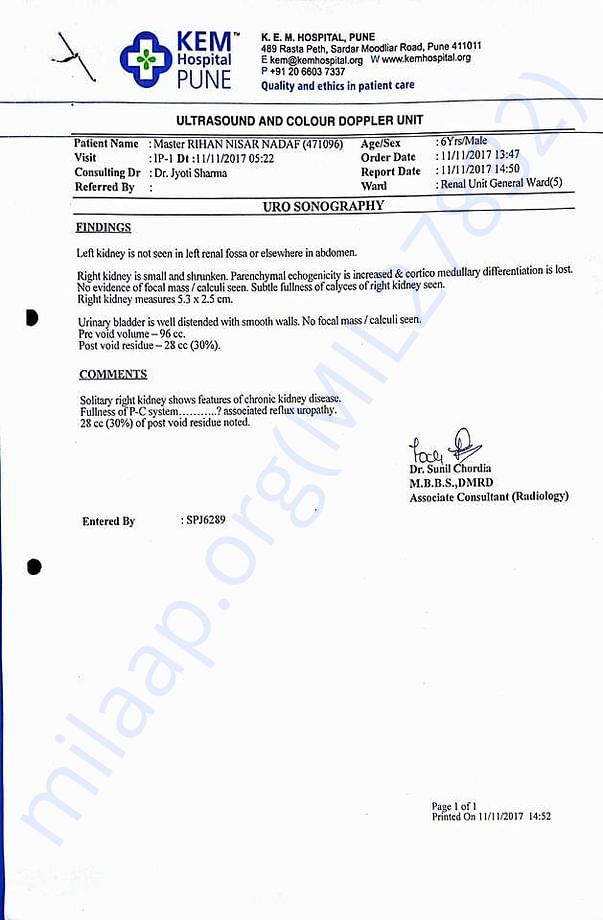 MEdical report