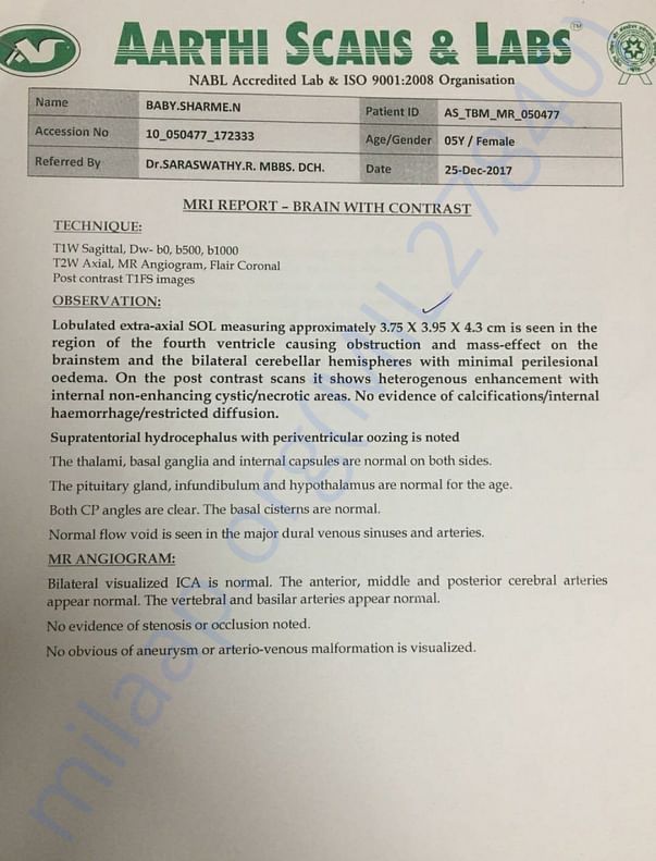 Scan report