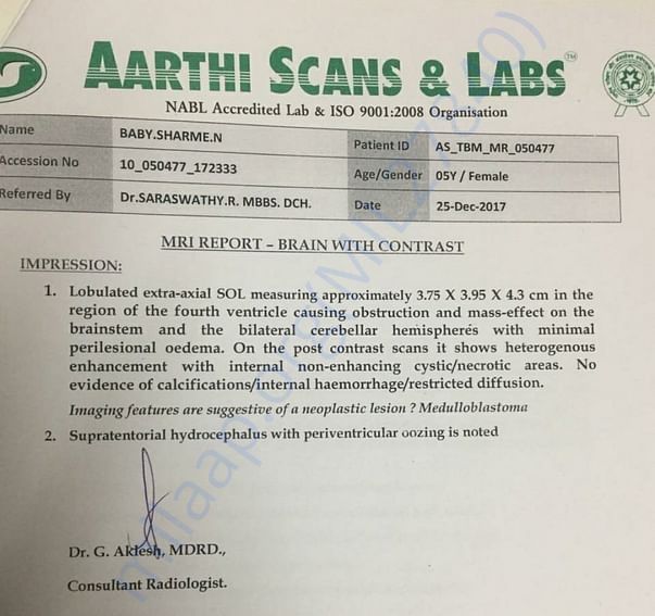 Scan report