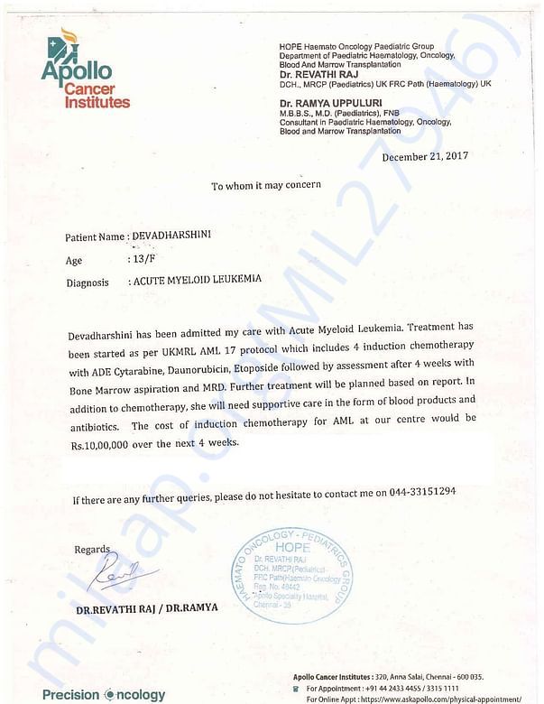 Estimation Letter
