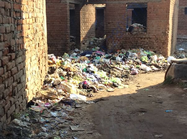 Garbage filled sites and areas