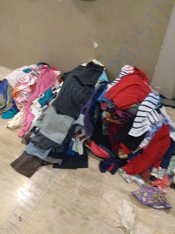 We collected clothes and distributed but they need blankets to cover t