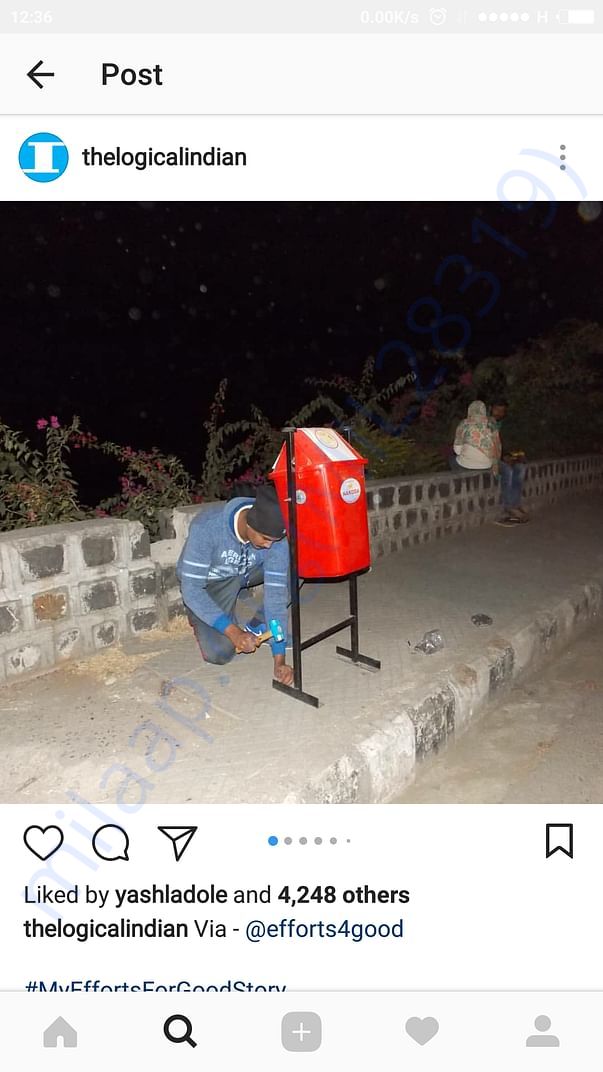 Our efforts recognized by The Logical Indian on instagram and facebook