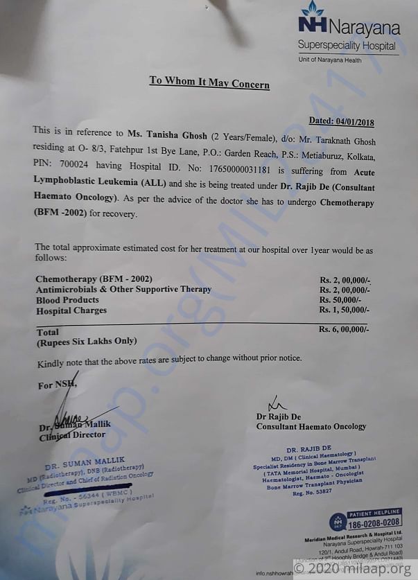 Estimation Letter