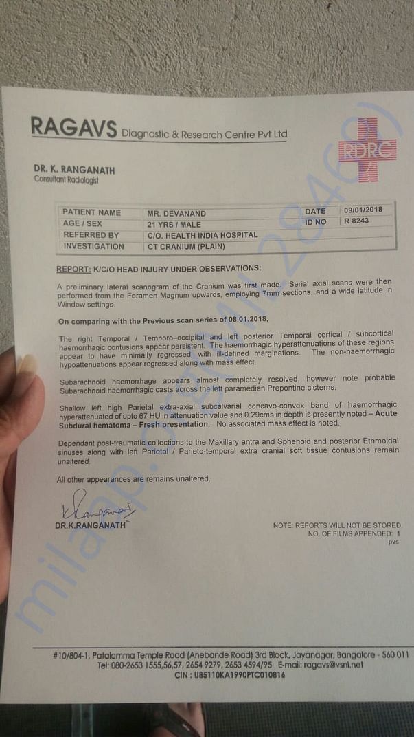 CT-Scan Report