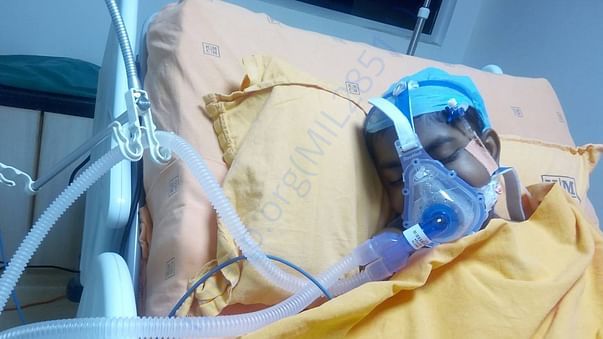 Admitted in ICU since 02-01-2018