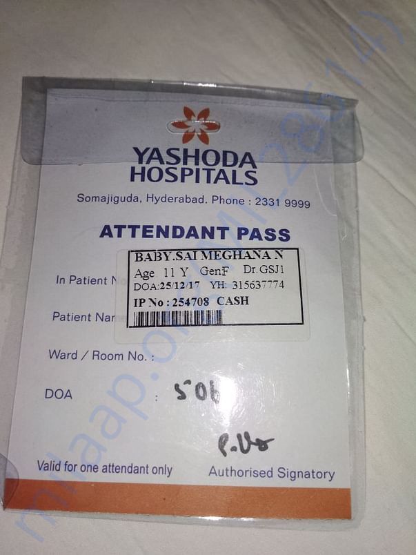 Yashoda Admission