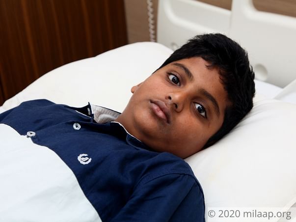 15-year-old Krishna is suffering in pain due to swelling in his joints