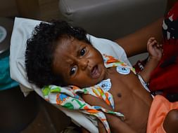 Laxmi's baby is only 3 months old and needs an urgent heart surgery