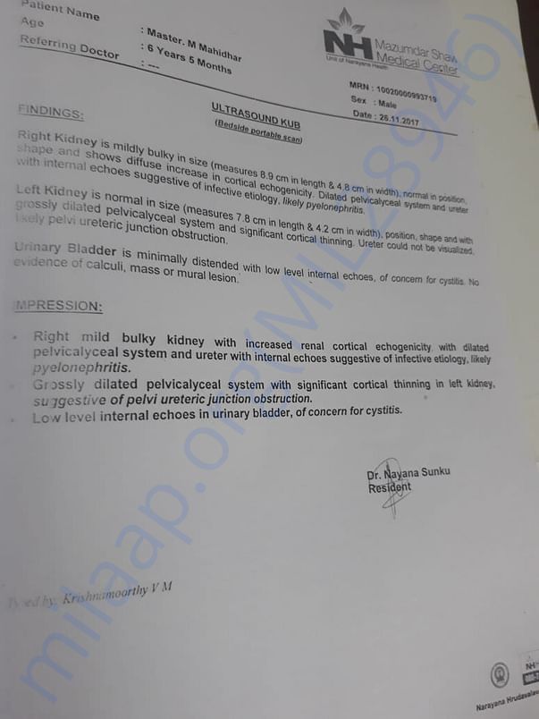 Hospital documents