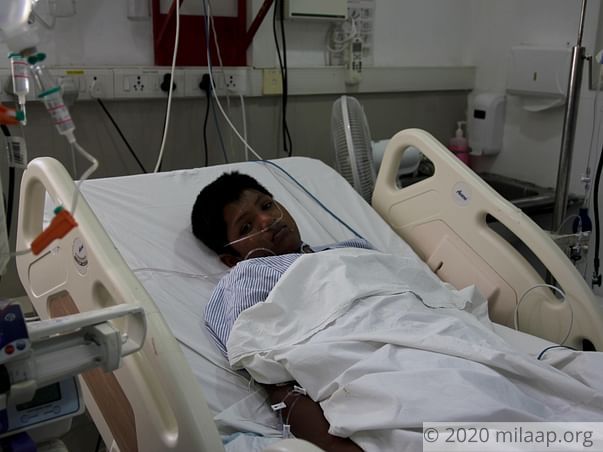 Mohammed fights for his life in the ICU