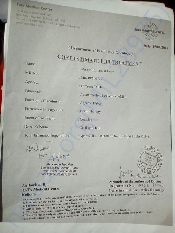 First Medical certificate