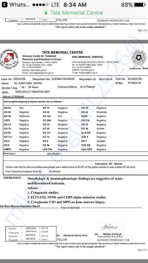 Medical Report 2