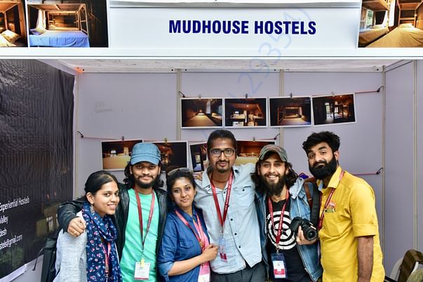 Stall of Mudhouse Hostels in Enterprise Jagriti Mela Bangalore