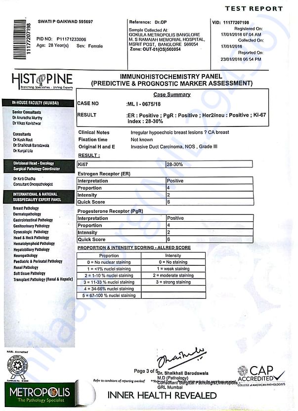 Biospy Report Pg-2