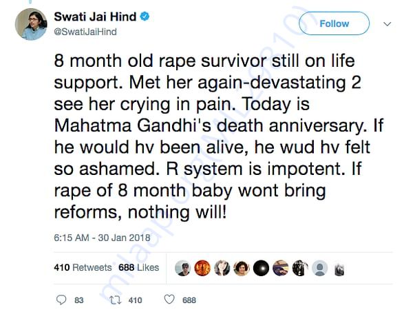 Swati Tweets Desperate Plea for help for this child.