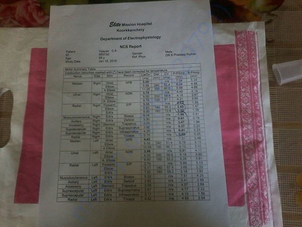 NERVE CONDUCTION NCS REPORT
