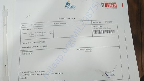 Bill no:2-Cash Paid in advance