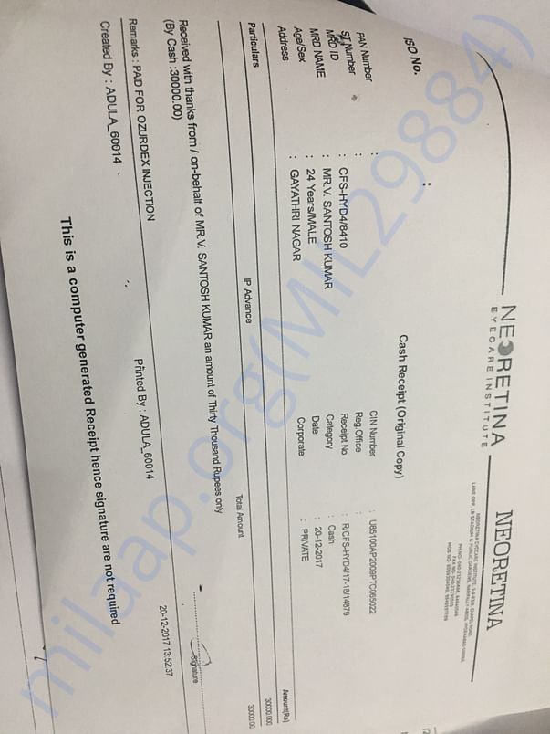 These are medical bills