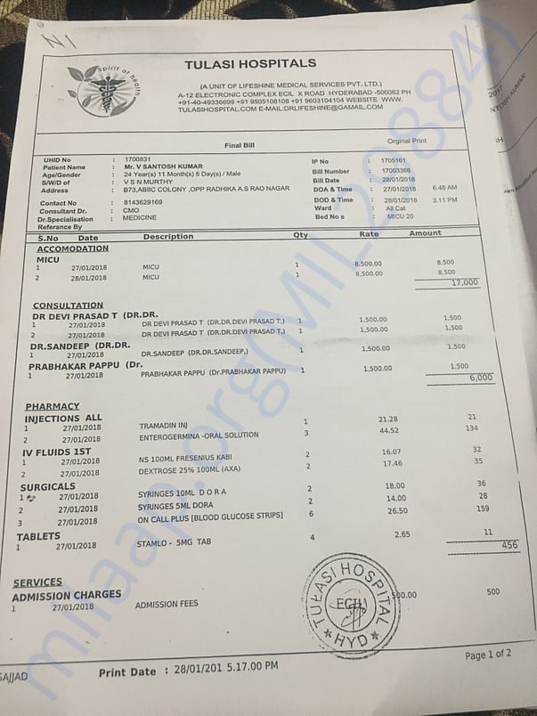 Medical bills