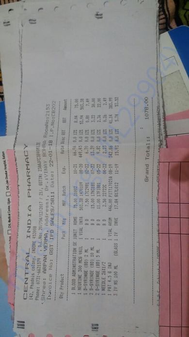 Medical bills