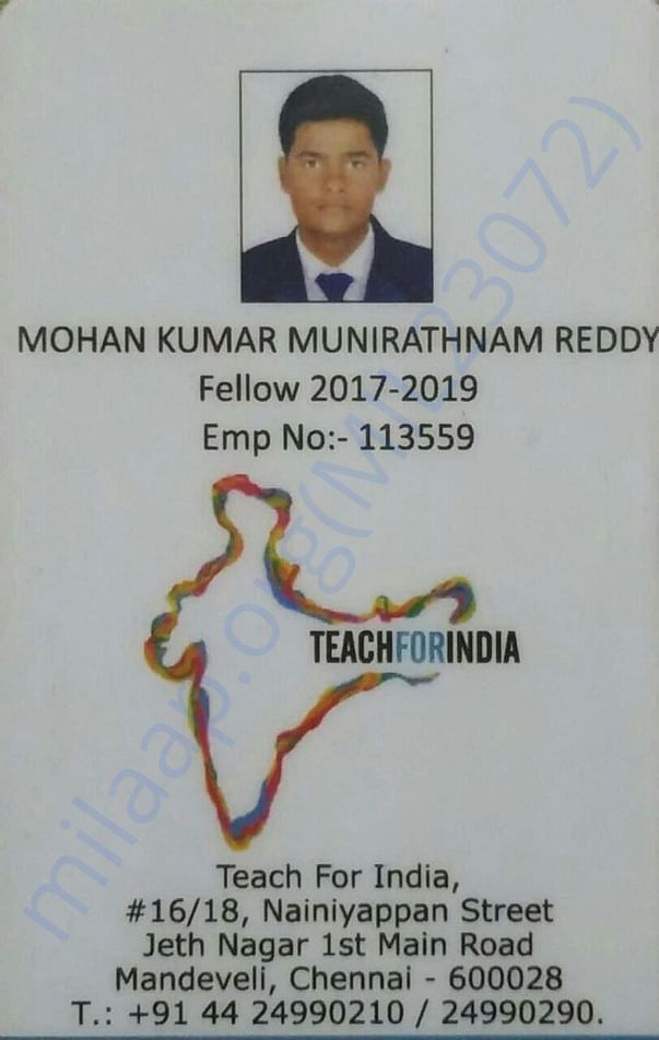 My I'd card