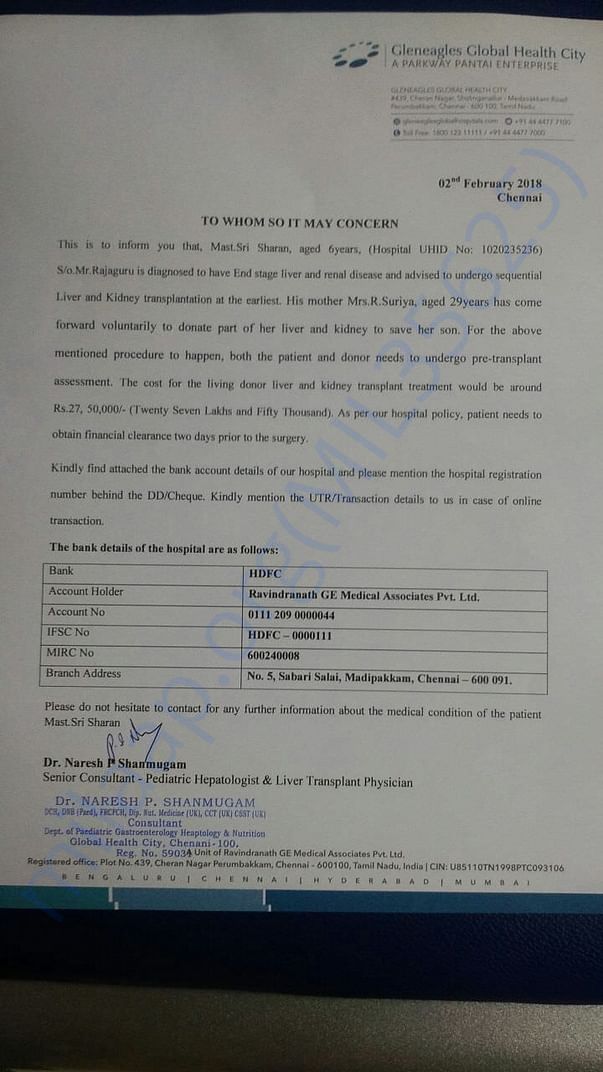 Estimation Letter