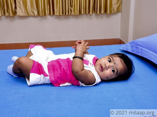 4-month-old Lanston is unable to breathe due to a heart disease