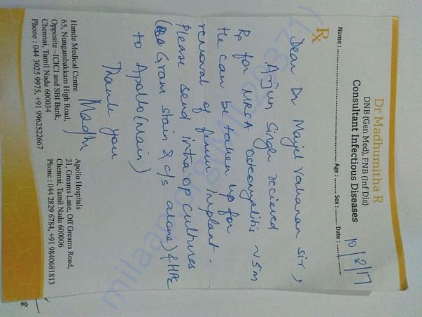 Histopathology test prescription