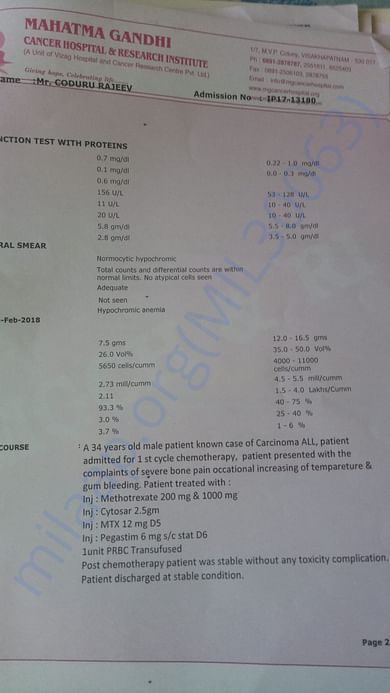 Blood cancer treatment lekumenia