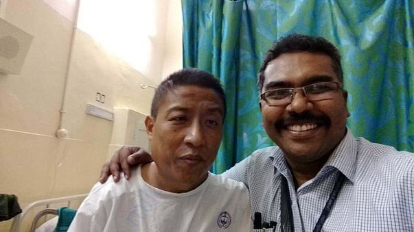 Apong with doctor