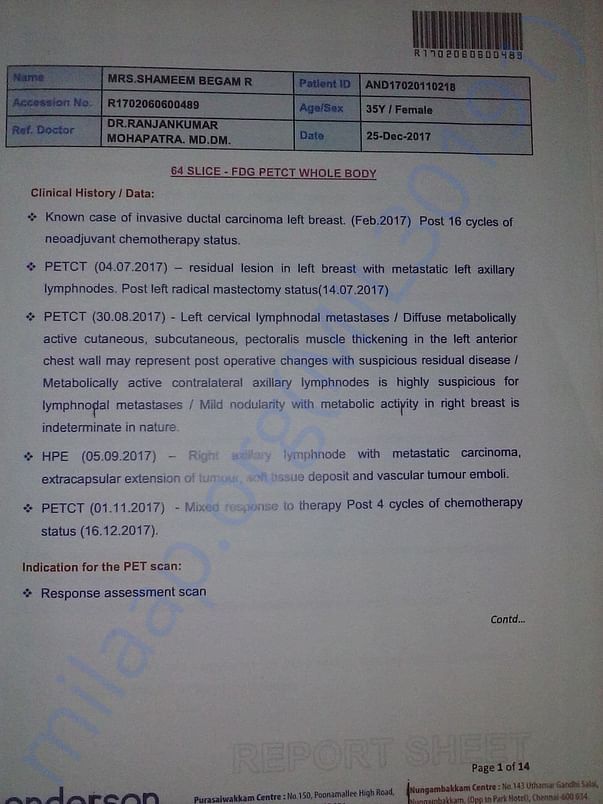Scan report