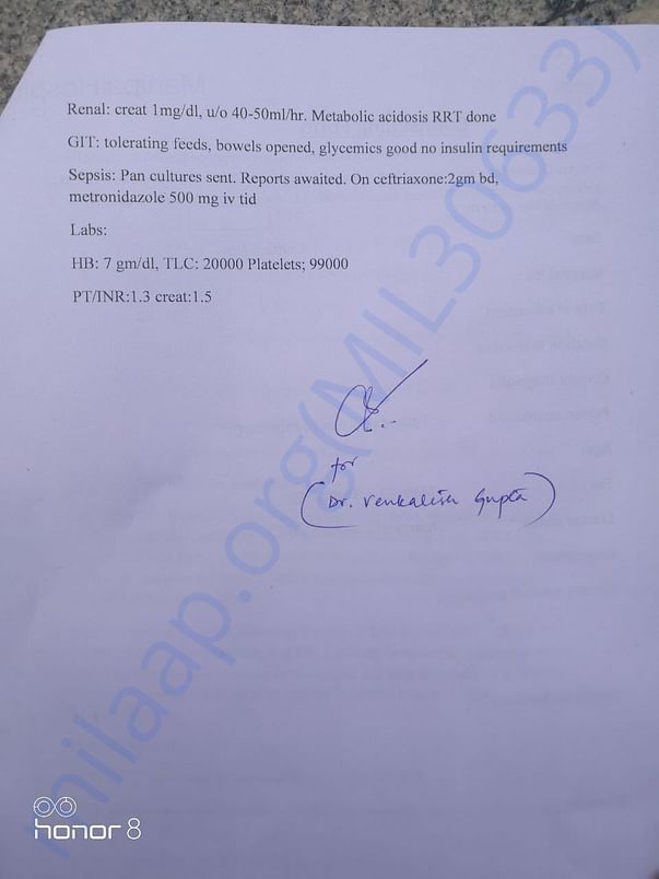 Page 2 - Hospital letter