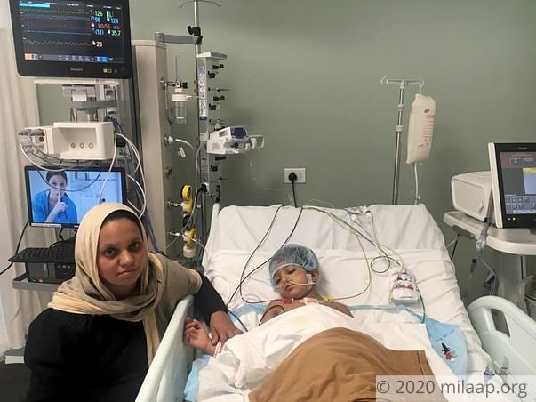 Help 5-year-old Ayisha fight a severe heart disease