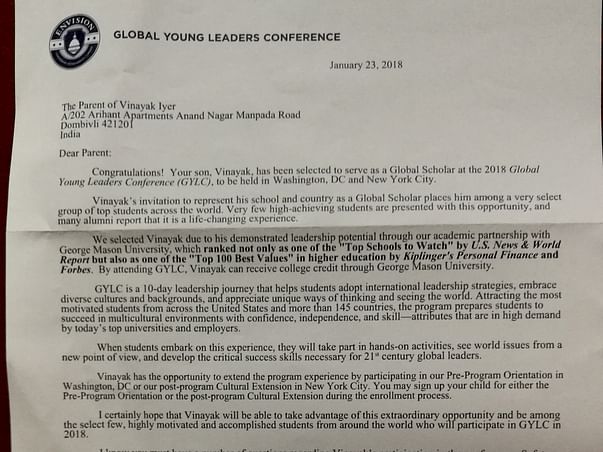 Help Me Attend Global Young Leaders Conference In New York City