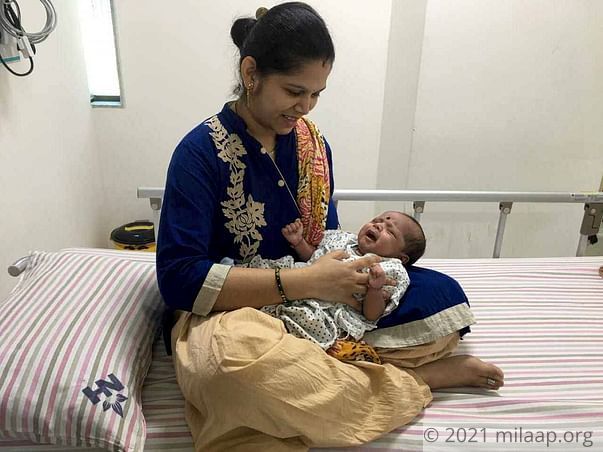Help Mitali save her one month old baby girl