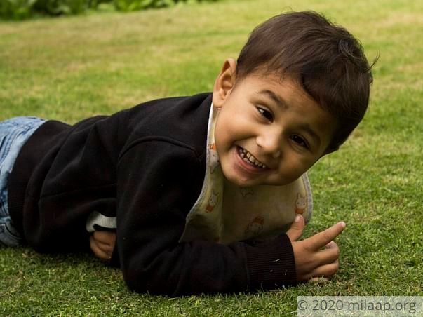 3 Years Old, Abdul Is Too Weak To Walk And Suffers From Liver Failure