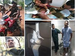 My Frnd Veeru a BSF Constable Injured Badly in Gun Battle with naxals