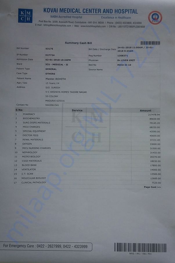 Medical Bill
