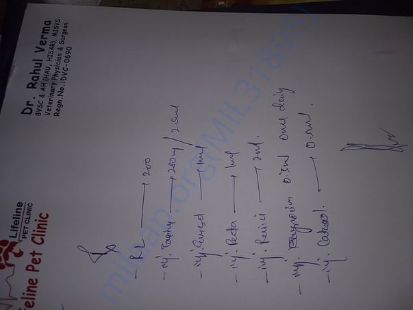 Medication with IV prescription
