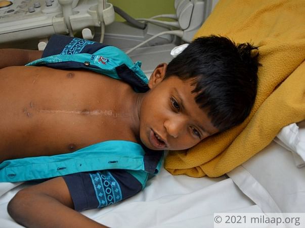 Help 7-year-old Gokul fight a severe heart disease