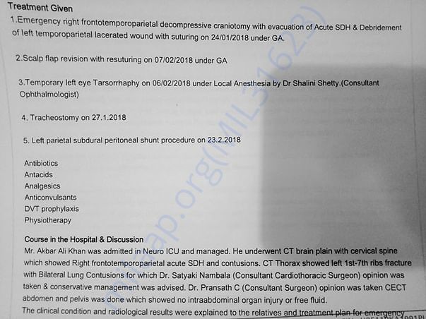 Clinical Summary By Dr. Arun Naik, Chief Neuro Surgeon at Apollo - 2